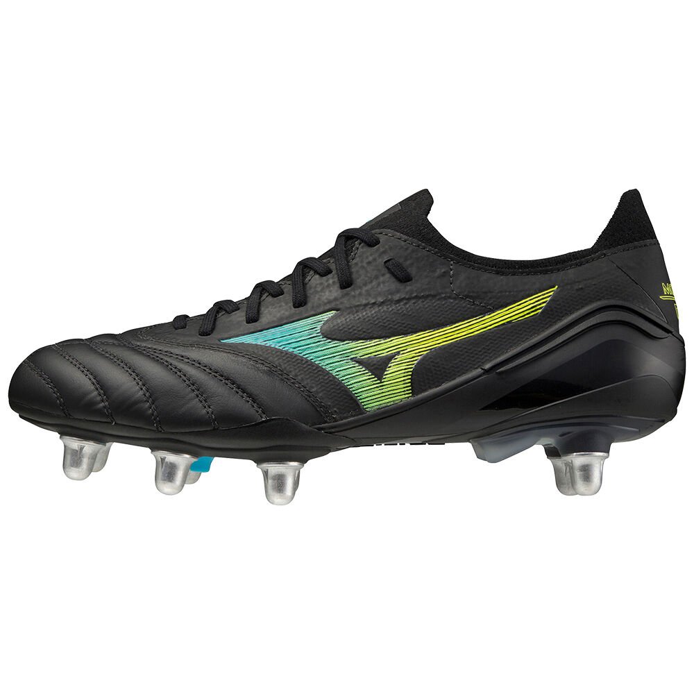 Mizuno Women's Morelia Neo Iii Beta Elite Si Soccer Cleats Black/Blue Turquoise (P1GC209218-HSZ)